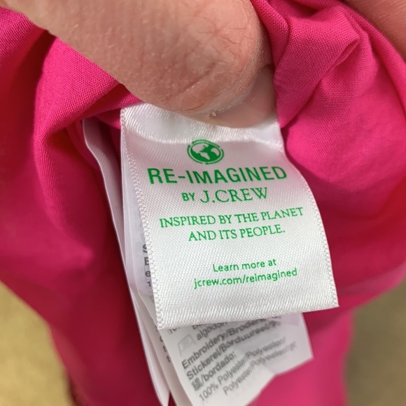 NWT J. Crew bright pink eyelet lace sleeveless maxi dress sz 4 - Picture 11 of 12